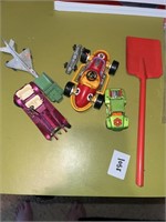 Lot of metal toys