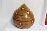 Gourd Container - Honey Bees