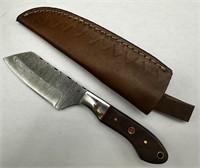 8” Mini Custom Damascus Steel Chef Blade Clever