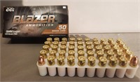 50 Rds--Blazer 9MM Luger  Ammunition