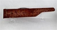 Tooled Leather Rifle Scabbard Case
