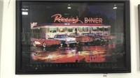Rosie's Diner Framed Picture 950mm x 640mm