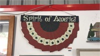 Spirit of America Sign 600mm x 400mm