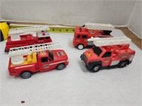 Plastic Toy Fire Trucks