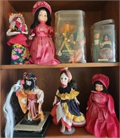 F - LOT OF COLLECTIBLE DOLLS (R27)