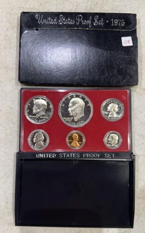 1975-S PROOF SET W/EISENHOWER DOLLAR