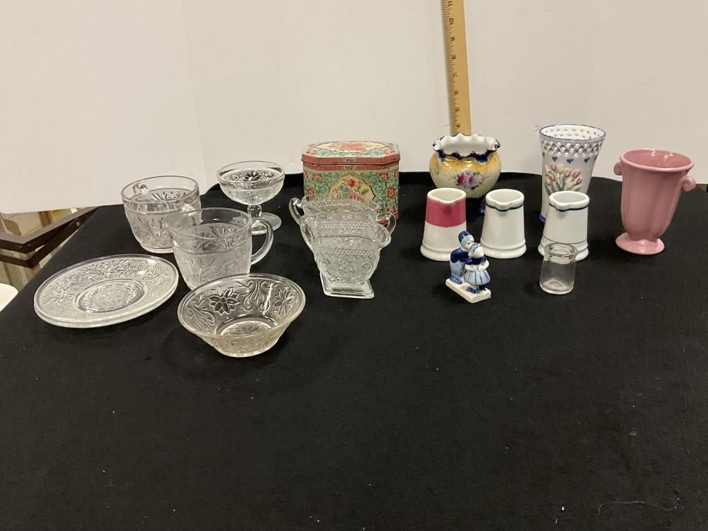 Glasses, vases