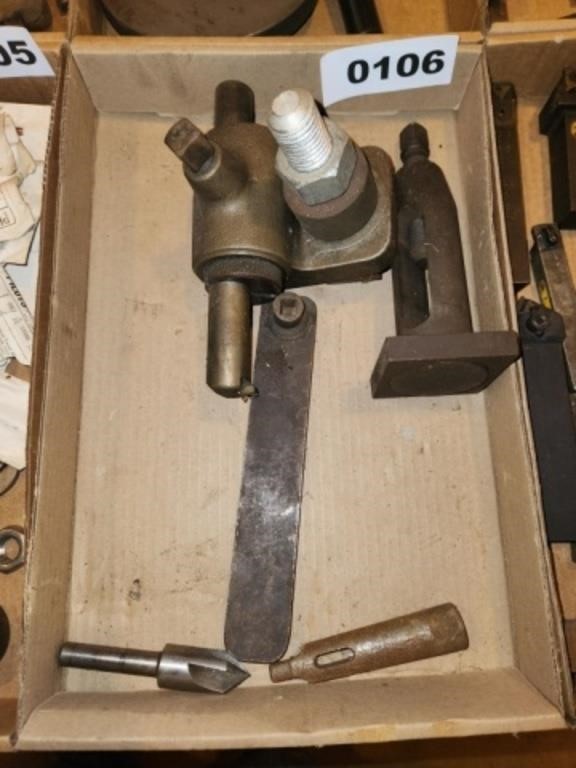 LOT VARIOUS MACHINISTS ITEMS