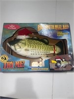 Vtg Big Mouth Billy Bass Christmas Singing Fish