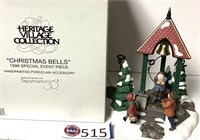 DEPT. 56 HERITAGE SERIES "1986 CHRISTMAS BELLS"