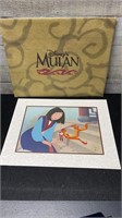 1999 Disney's " Mulan " Original Lithograph Suitab
