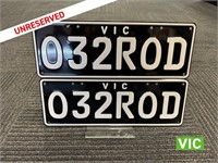 Victorian Number Plates O32 ROD