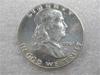1961-D Franklin Half Dollar - 90% Silver