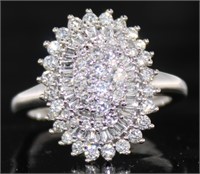 14kt Gold Oval Brilliant 1.00 ct Diamond Ring