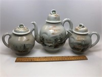 Vintage Japanese Porcelain Tea Set