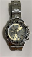 New mens watch stainless steel, face 2 inch
