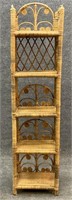 Small Rattan Boho Etagere