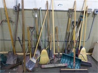 Large lot misc. long handled tools
