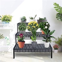 Aboxoo 3 Tier Floating Shelves Plant Stand