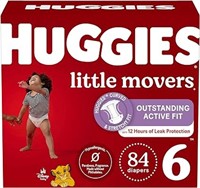 SEALED - Huggies Little Movers Baby Diapers, Size