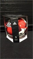 Adidas Mls Size 3 Club Sports Ball - Red/white