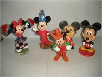 Mickey and Minnie Bobbles, Tallest 10 inches