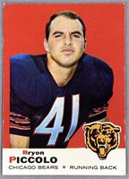 Topps Bryon Piccolo Football Card 1969 RC Rookie
