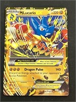 M Lucario EX Hologram Pokémon Card