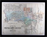 1892 Silver Bow County (Butte) Montana Map