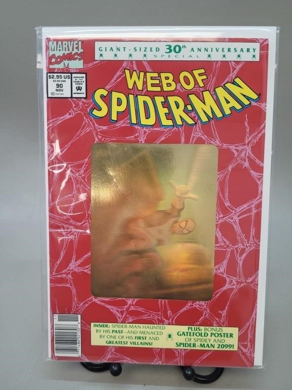 1992 Marvel , Web of Spider-Man comic