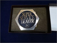 John Deere Super Service Dealer Belt Buckle