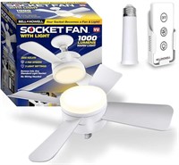 Socket Fan Light Original – Warm Light Ceiling Fan