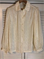 VINTAGE OSCAR DE LA RENTA BLOUSE SIZE 16