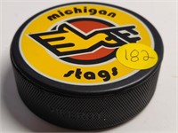 MICHIGAN STAGS WHA PUCK