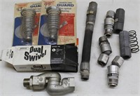 Asstd gas hose swivel & straight connectors & 2