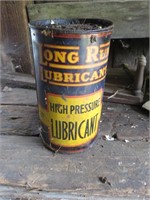 LONG RUN LUBRICANT ADVERTISING CAN