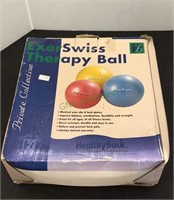 Exer swiss therapy ball unknown size.    833