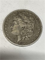 1900 O Over CC Morgan Silver Dollar