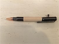 BOLT ACTION WHISKEY BARREL WOOD PEN.