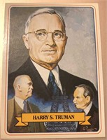 1984 Campbell Taggert PRESIDENT TRUMAN Card