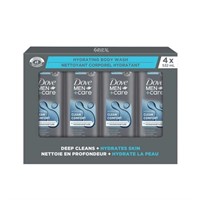 4-Pk Dove Men+Care Clean Comfort Body Wash, 532ml