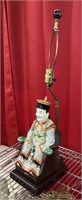 Chinese emperor table lamp