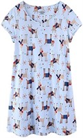 New CHUNG Women Cotton Nightgown Casual Print