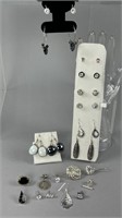 Sterling Silver Earrings Pairs and Singles