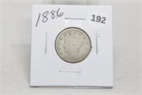1886 P Nickel