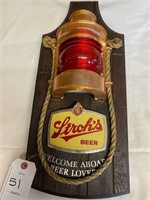 Lot 51- Stroh's Beer Sign