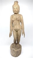 Chinese Wooden Female Acupuncture Model