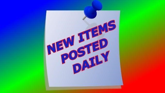 ITEMS ADDED DAILY