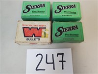 (125) 35 Cal. Bullet Tips - Sierra and Winchester