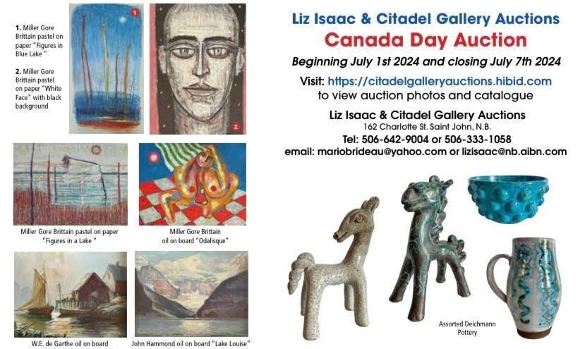 Liz Isaac & Citadel Gallery Auctions - Canada Day Auction